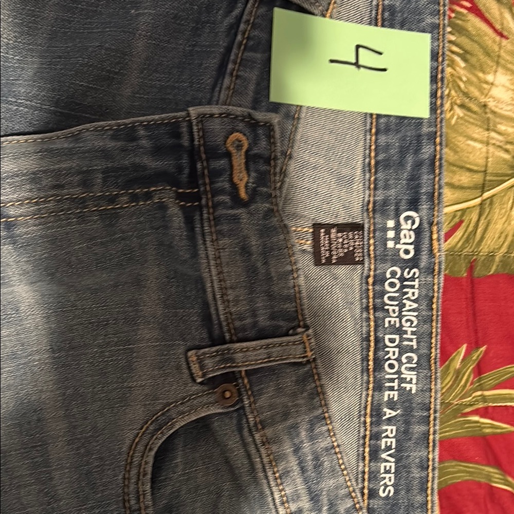 Gap  Straight Cut Jeans - Blue